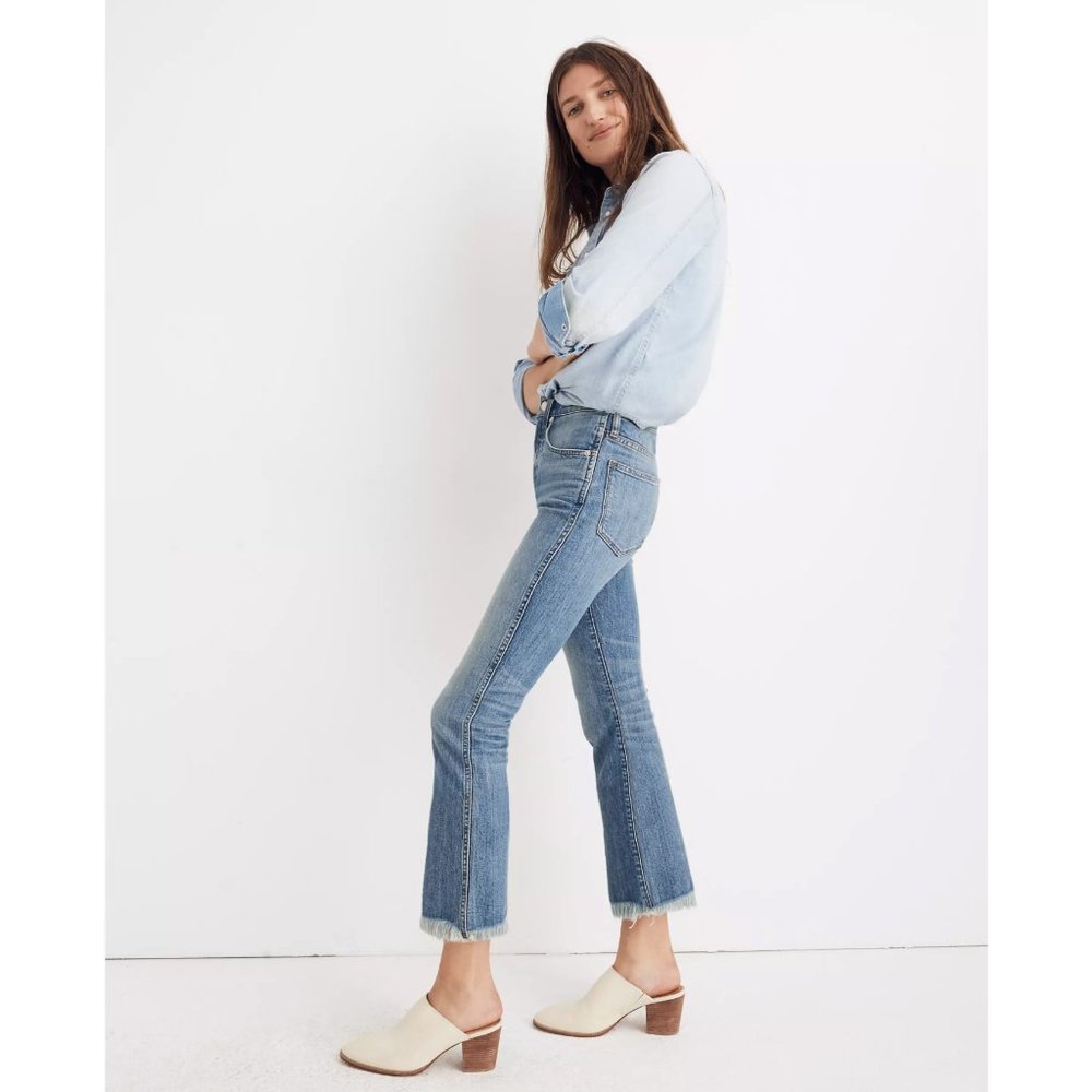 Madewell | Cali Demi-Boot Jeans in Comfort Stretch: Eco Edition, J8758 Sz. 32